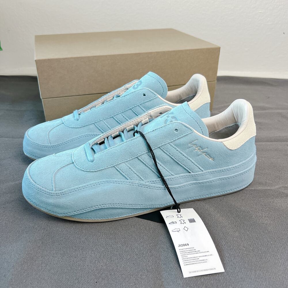 NEW! Adidas Y-3 Gazelle Low Tactile blue Alumina